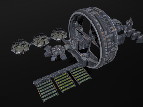 Science Fiction Space Station