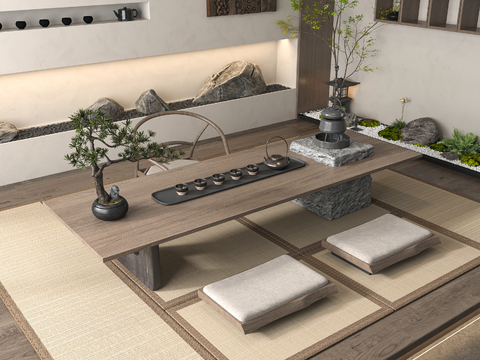 New Chinese Tea Table and Chair Tatami Tea Table