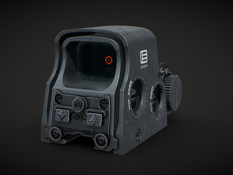 Holographic sight double mirror red dot