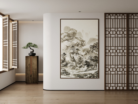 New Chinese Ink Painting Landscape Painting Decorative Painting