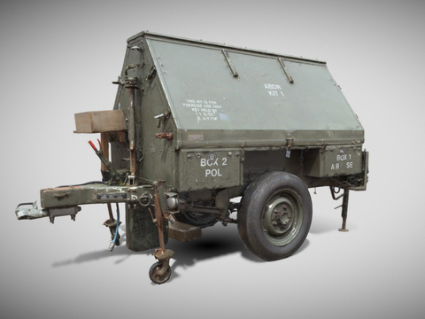 Communication car trailer armored car