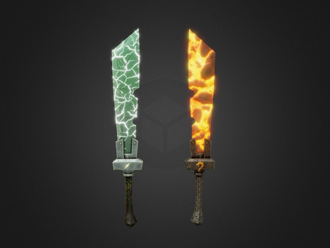 Double Sword Game Weapon