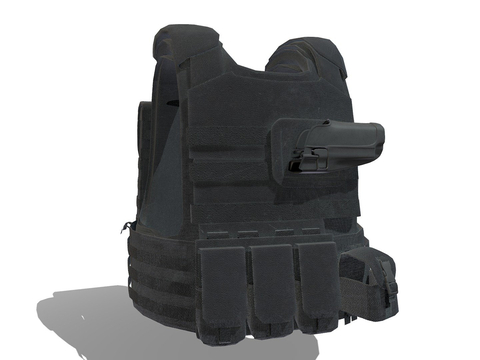 Anti-Terrorist Body Armor Bulletproof Vest