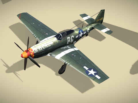 North American P-51 Mustang Fighter