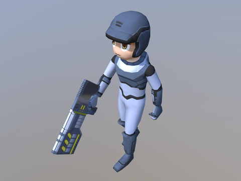 Space Soldier game characters