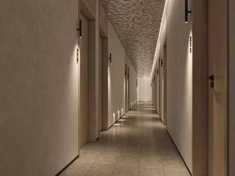 Hotel walkway