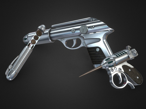 science fiction pistol