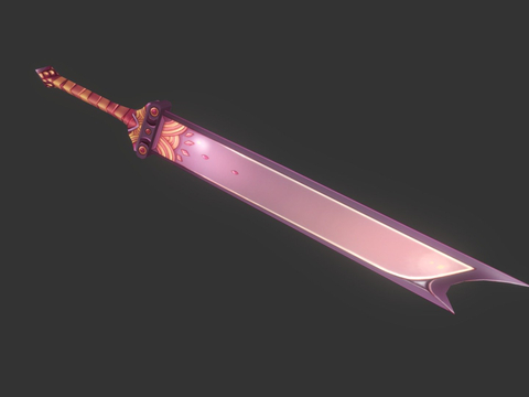 Sword blade animation props game props