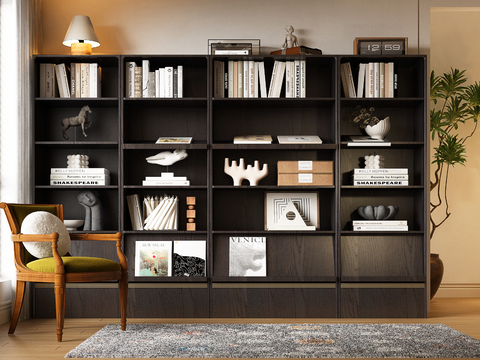 Middle Style Bookcase