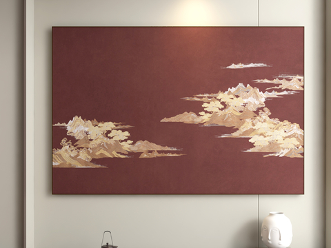 New Chinese Texture Painting Decorative Painting Art Painting Hanging Painting