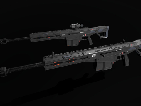 Sci-Fi Sniper Rifle