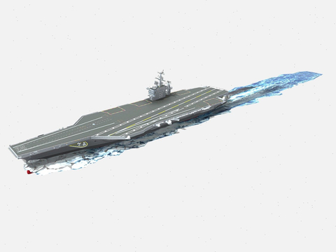 USS Nimitz sci-fi warship aircraft carrier