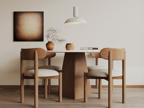 Round dining table