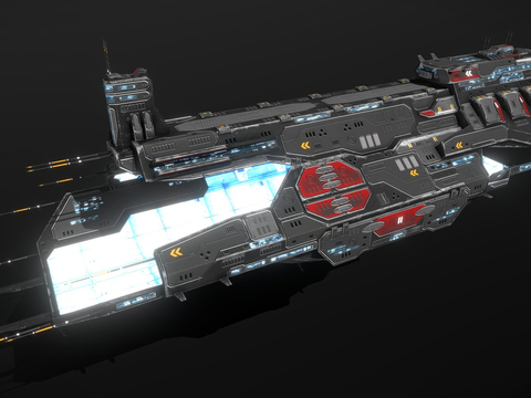 Turtle-class Pirate Station Cosmic Warship