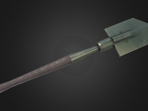 Military spade game props