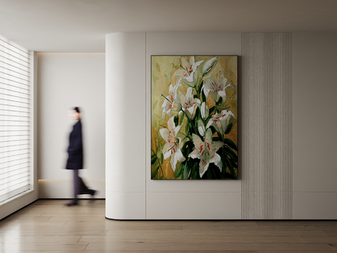 Quiet Painting Texture Painting Decorative Painting Flower Hanging Painting