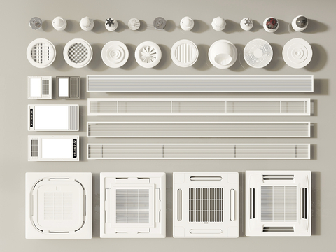 Modern air conditioning air outlet air conditioning louver