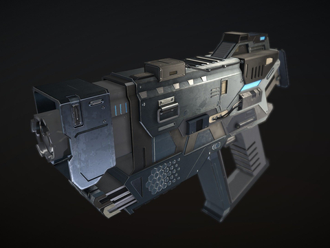 science fiction pistol