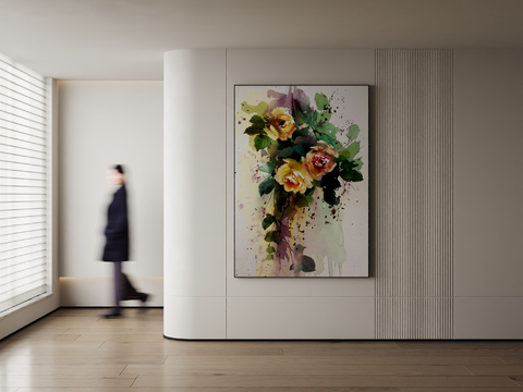 Quiet Painting Oil Painting Decorative Painting Flower Hanging Painting