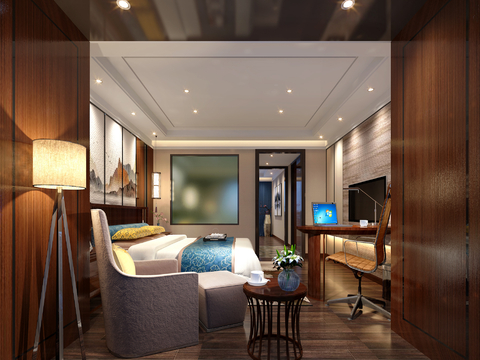 New Chinese Hotel Rooms