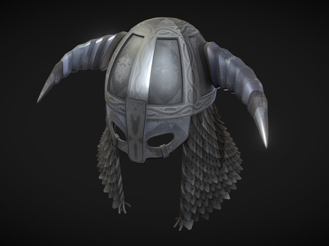 Medieval Helmet Steel Helmet Animation Headgear