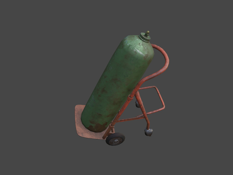 Gas cylinder cart