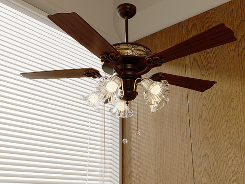 American Retro Fan Light