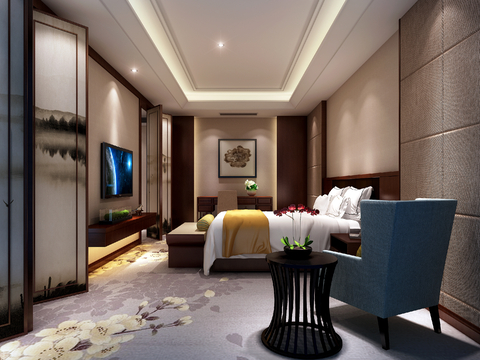 New Chinese Hotel Rooms