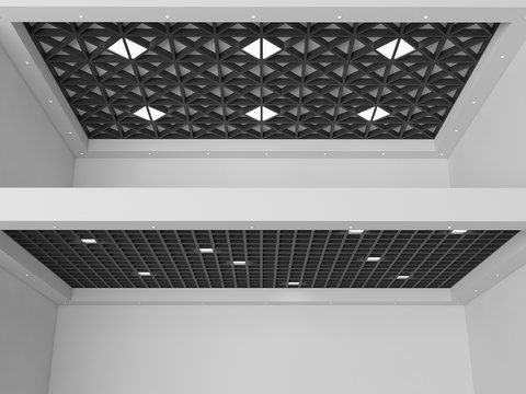 Modern Grille Suspended Ceiling Fangtong Suspended Ceiling Lv Fangtong