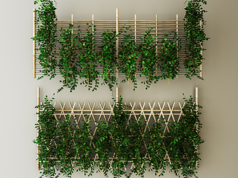 Neo-Chinese Style Green Plant Vine