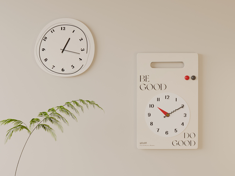 Modern simple clock clock wall clock