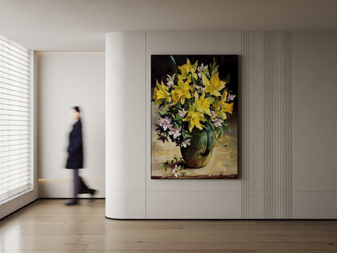 Quiet Painting Oil Painting Decorative Painting Flower Hanging Painting