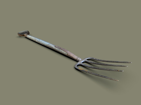 Digging Fork Game Props Farm Tools