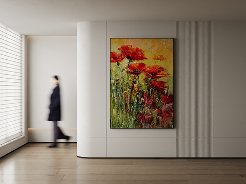 Quiet Painting Oil Painting Decorative Painting Flower Hanging Painting