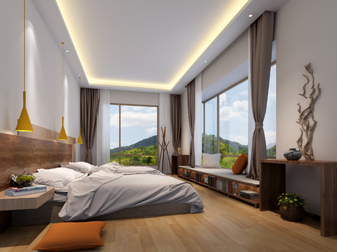 Modern Homestay Bedroom Hotel Bedroom Room