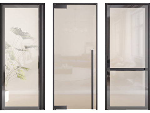 Changhong glass door single door swing door bathroom door