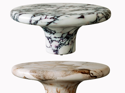 Zahara Marble Coffee Table Round Coffee Table