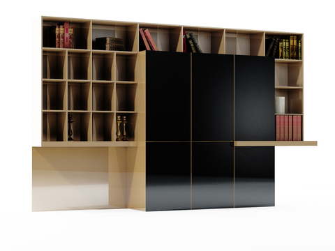 Modern Bookshelf Display Rack