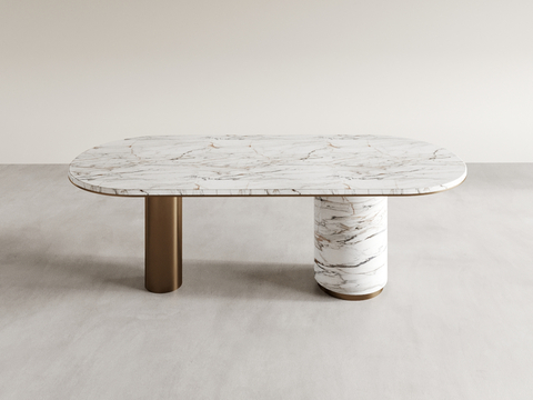 Marble dining table