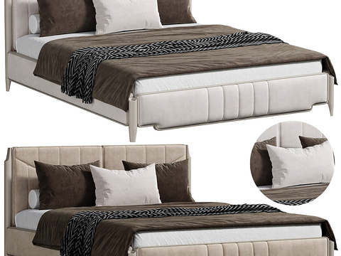 BEIGE Double bed