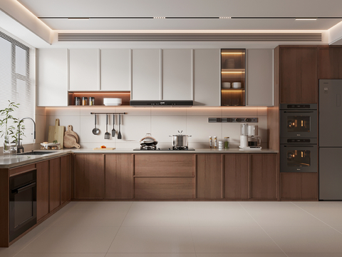 Middle style kitchen cabinet