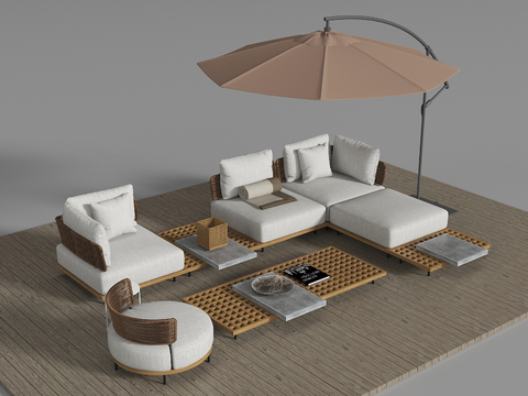 Quiet outdoor sofa Sectional Sofa