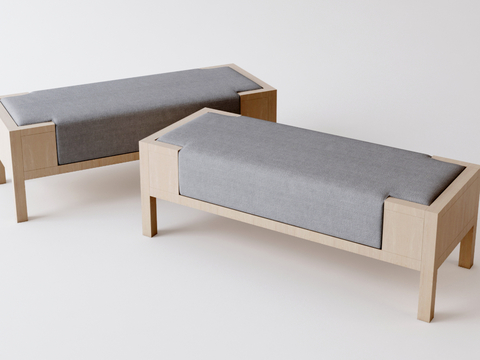 Nordic Foot Bed End Stool Bench