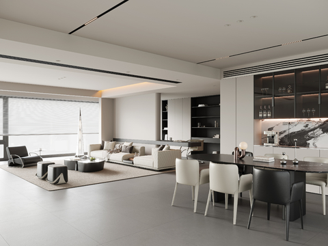 Modern Living&Dining Room