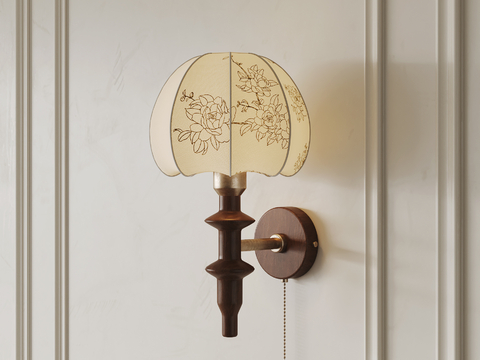 Middle style wall lamp