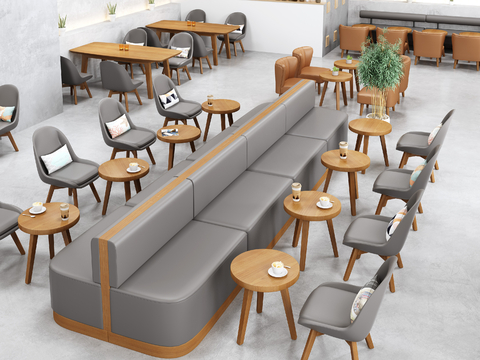 Modern Cafe Leisure Area