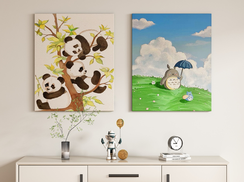 Modern Children's Painting Decorative Painting Hanging Painting