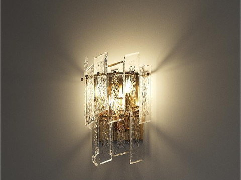 Crystal wall lamp