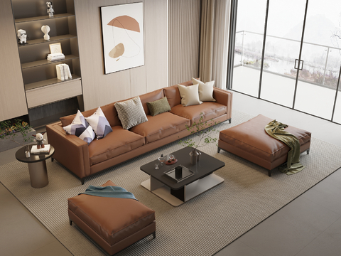 Modern sofa combination