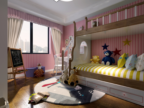 Modern kids Bedroom Girls Room Daughter Room